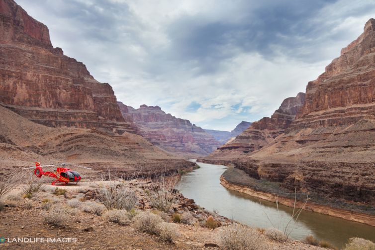 Looking up the Colorado River