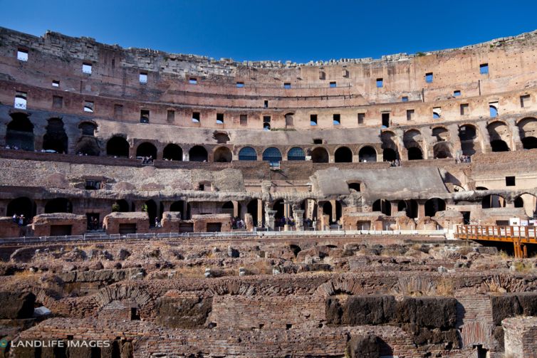 Inside the Colosseum