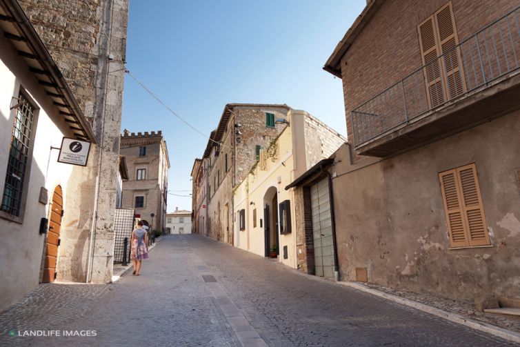 Walking the streets of Montefalco