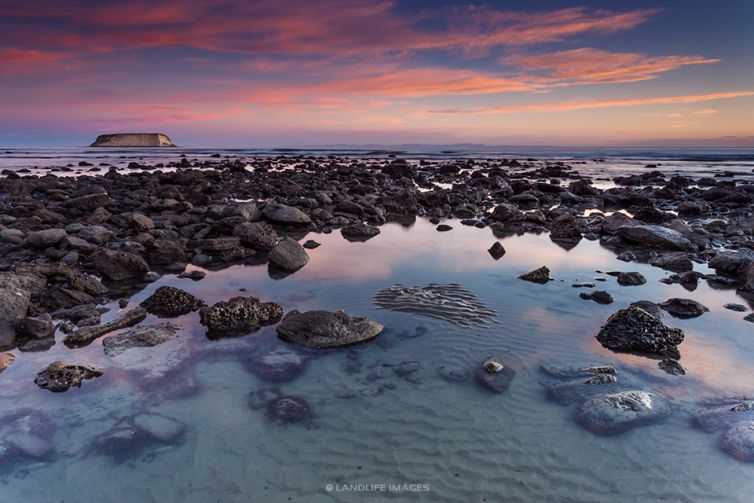 Sunset in Motunau, North Canterbury, New Zealand