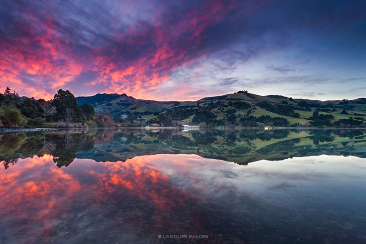 Sunset Reflections over Barrys Bay