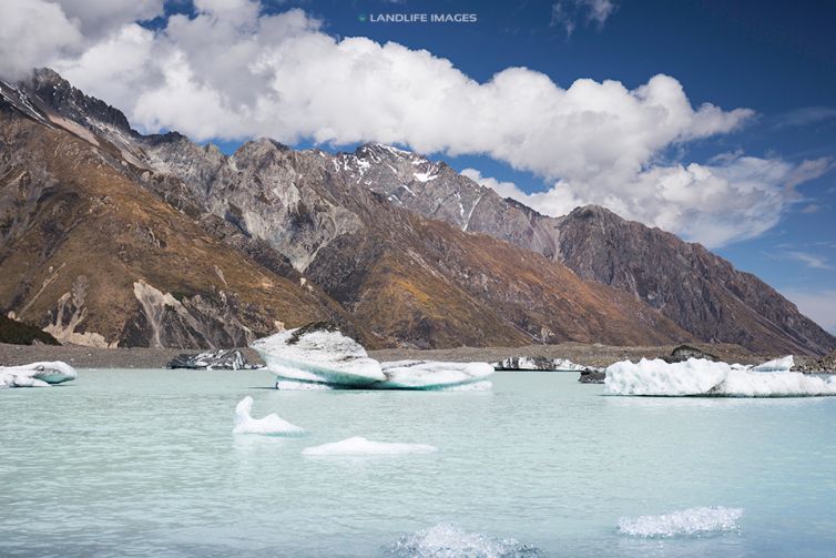 Tasman Lake icebergs