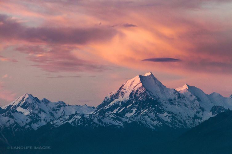 Mt Cook at Sunset, Canterbury, New Zealand