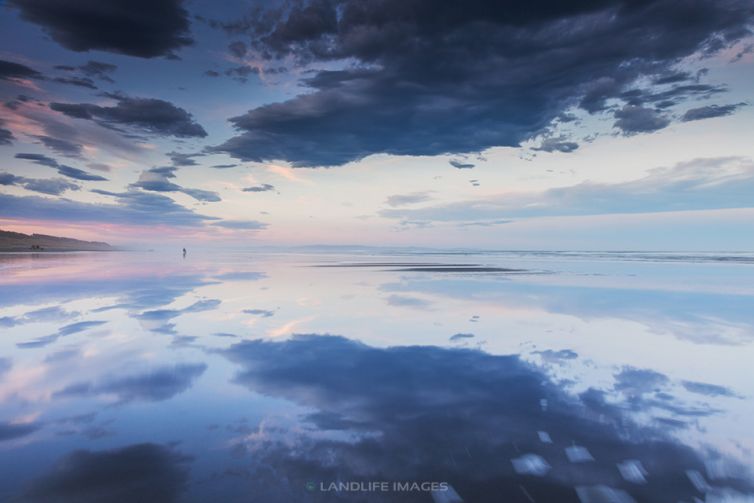 Waimairi Beach Reflections, Christchurch, New Zealand