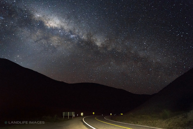 Milky Way over the Lindis Pass, Central Otago, New Zealand