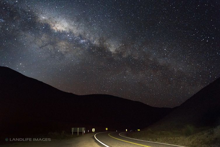 Milky Way over the Lindis Pass, Central Otago, New Zealand