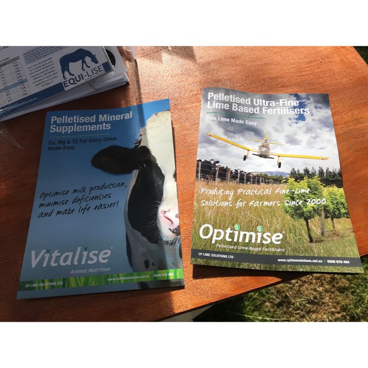 CP Lime Solutions Vitalise and Optimise A5 Brochures Printed
