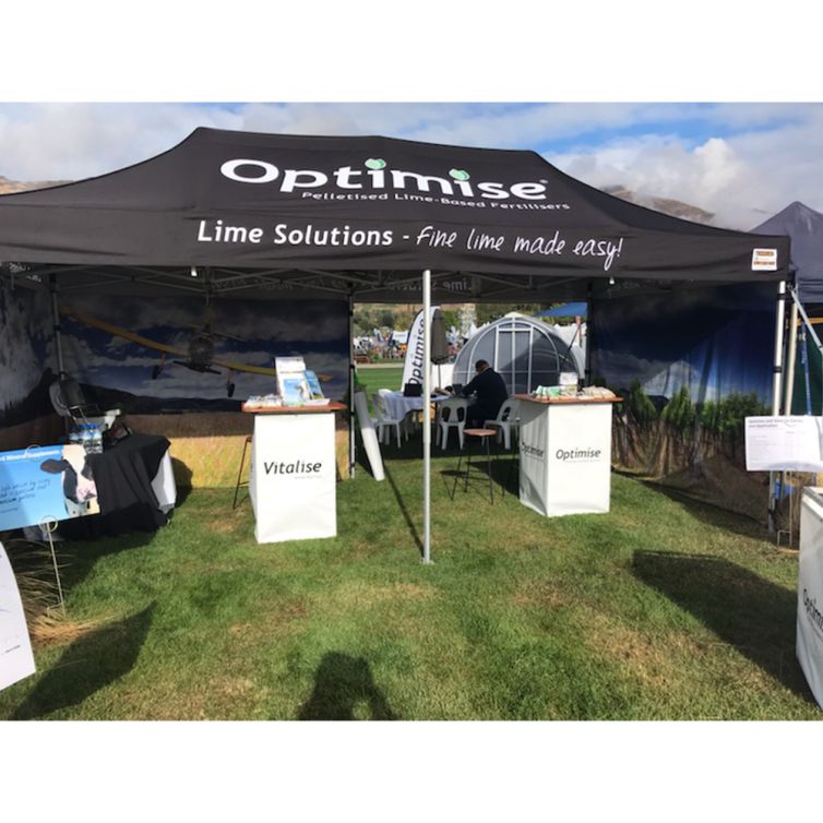 CP Lime Solutions Vitalise and Optimise Show Marquee