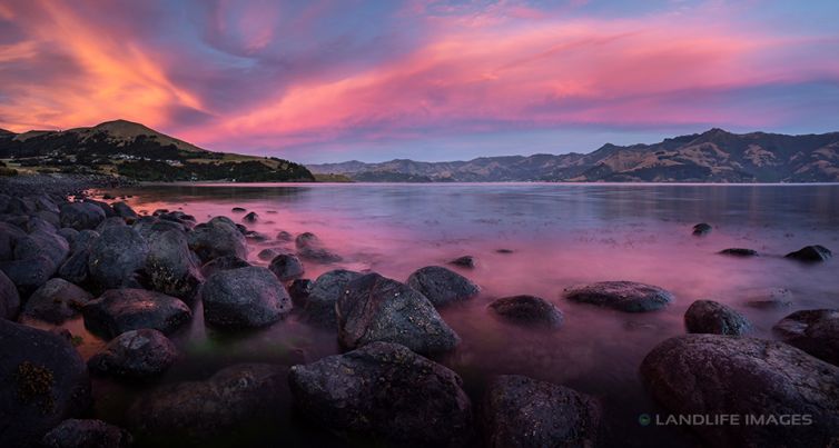 Wainui Sunset Panorama