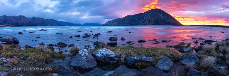 Lake Ohau Nor'West Sunrise Panorama