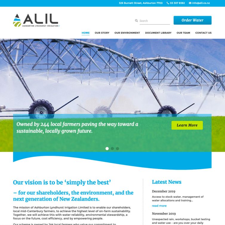 ALIL Website Design