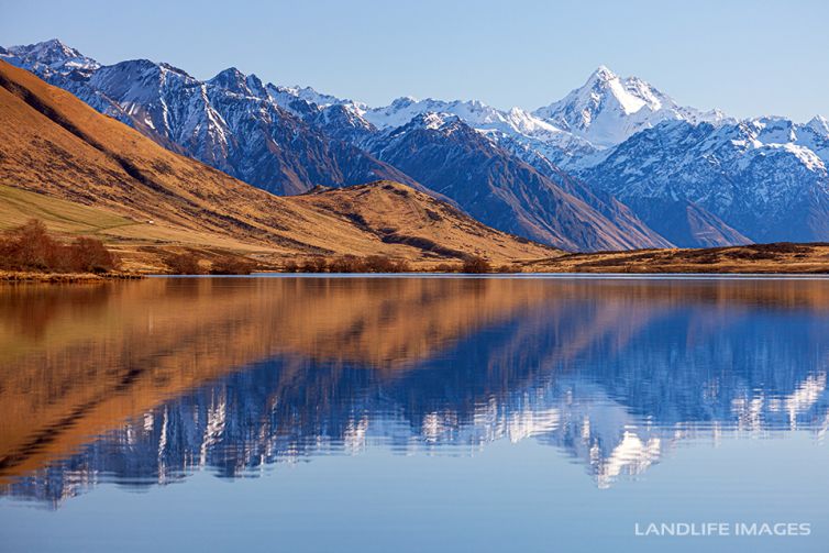 Lake Clearwater in Winter, Canterbury