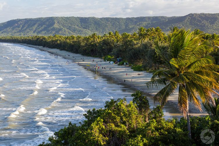 View across Port Douglas's 4 Mile Beach