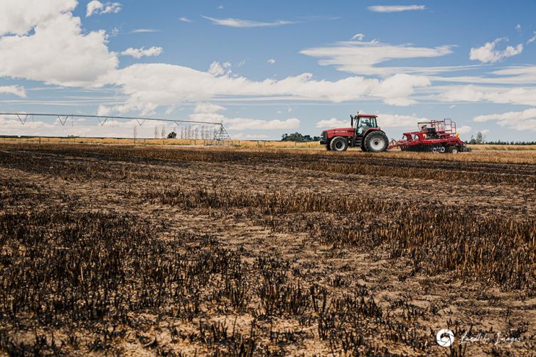 Paddock drilling, Methven, Canterbury, New Zealand