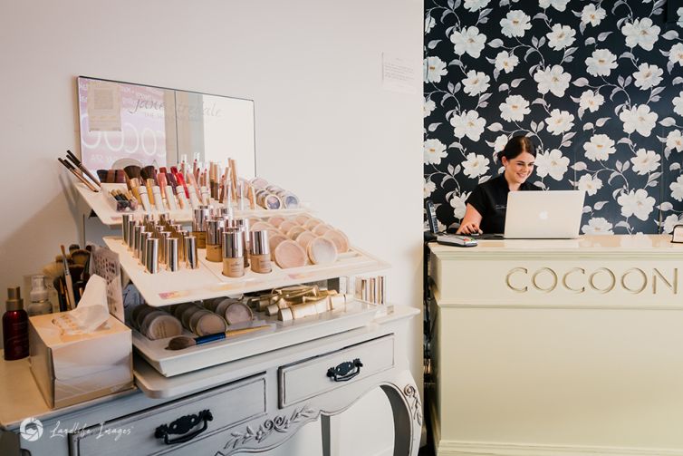 Photography to work in with branding and social media for Cocoon Beauty and Day Spa