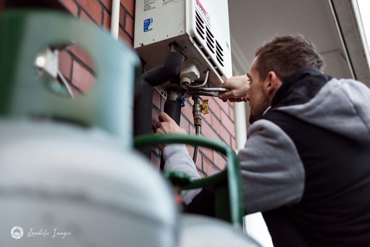 Photography to work in with website design for Taylored Plumbing